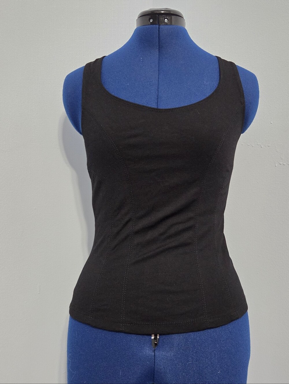 Black Crossback Compression Workout Tank Top Size XS